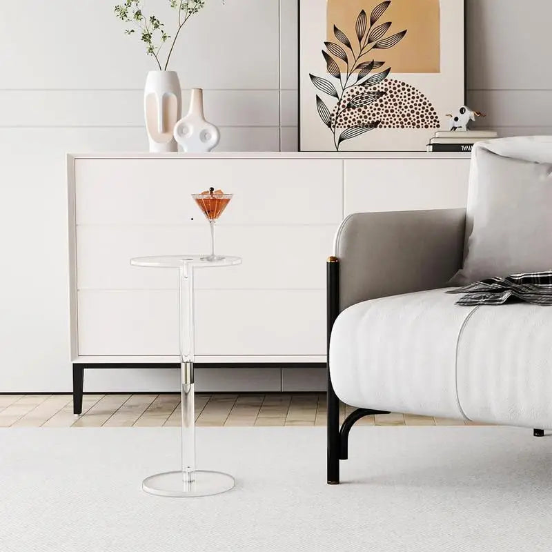 Acrylic Drink Clear End Table