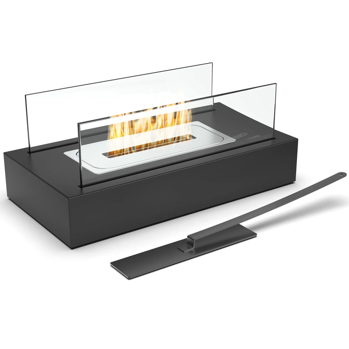 "Tabletop Fire Pit Portable Fireplace, Real Flame Burning, Smokeless"