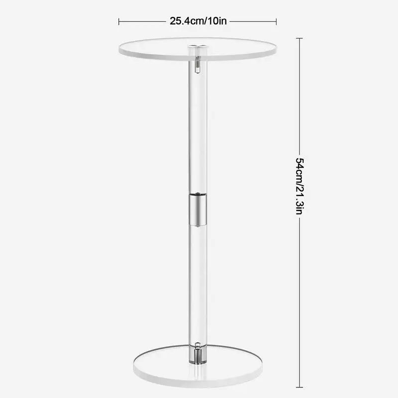 Acrylic Drink Clear End Table