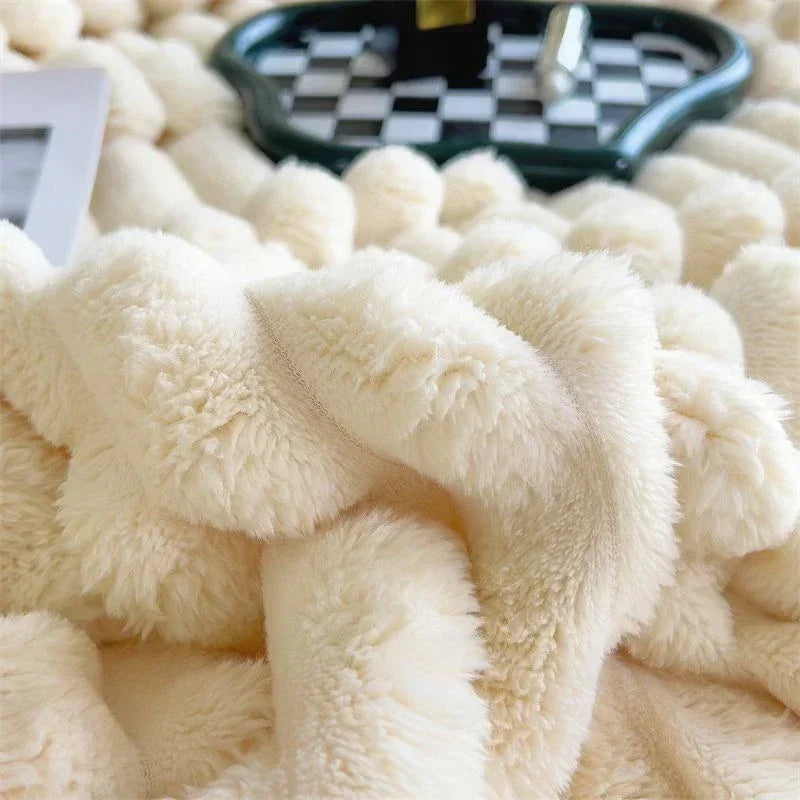 Ins Simple Flannel Blanket