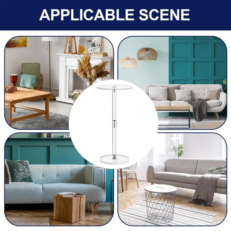 Acrylic Drink Clear End Table
