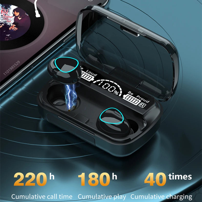 FNTWIF 3500mAh TWS Wireless Earphones Bluetooth