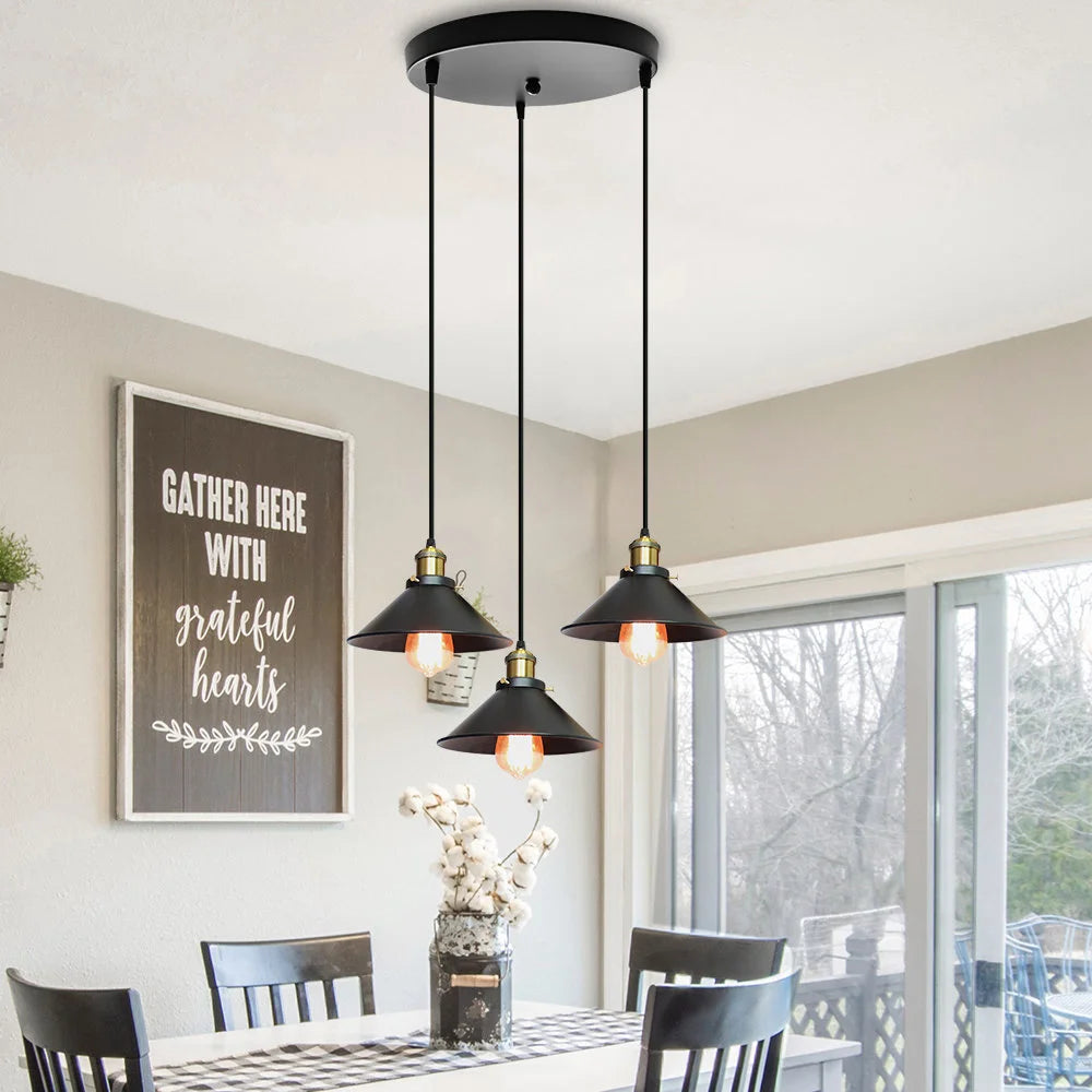 Vintage Pendant Light Loft Retro Chandelier Pendant Lamp