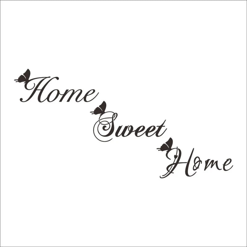 "Sweet Home Butterfly Wall Decals"