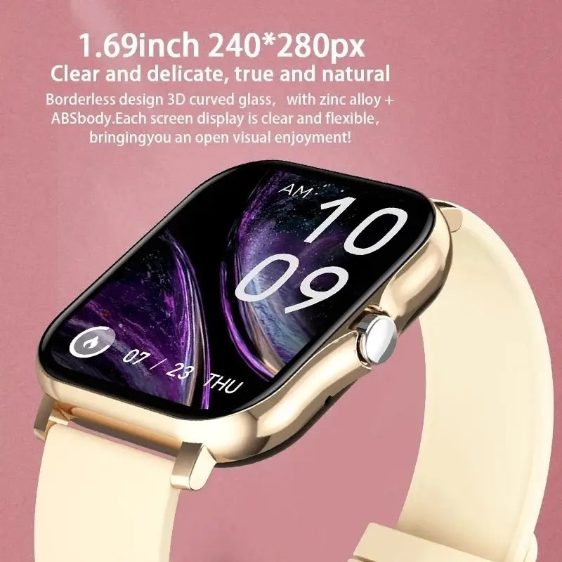 LIGE 2024 Smartwatch, Full Touch Screen, Bluetooth Calls