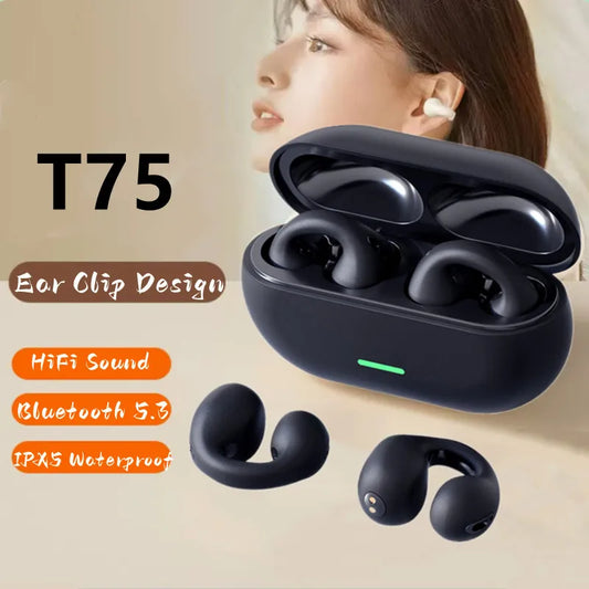 Bone Conduction  Bluetooth 5.3 Wireless Headphones