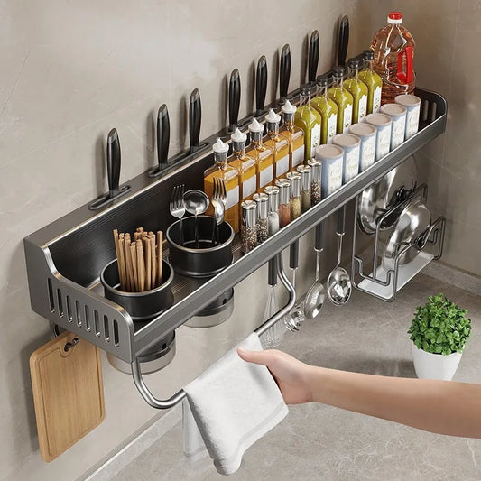 Aluminium Silver  Kitchen Organizer