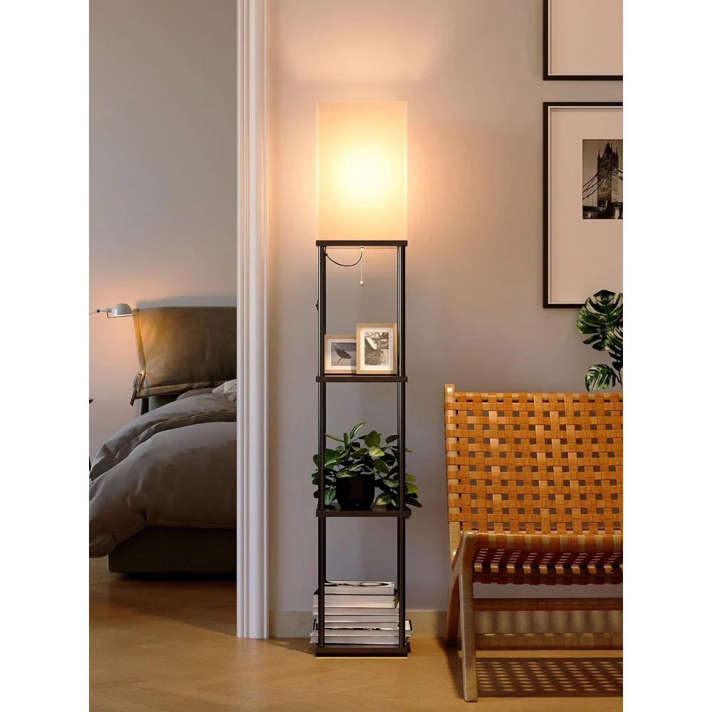 Addlon 4-Tier Shelf Floor Lamp with 3CCT LED Bulb