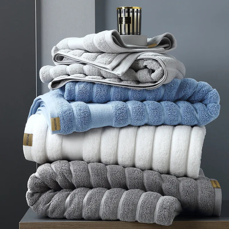 "Cotton Bath Towel - Soft, Absorbent, Elegant"