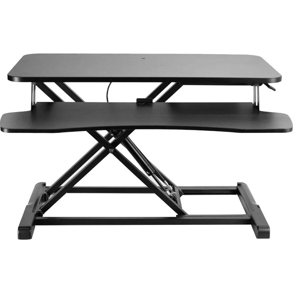 VIVO 32" Desk Converter: Height-Adjustable Sit-to-Stand Riser