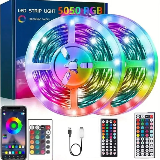 RGB USB LED Light Strip with Remote Control & Music Sync