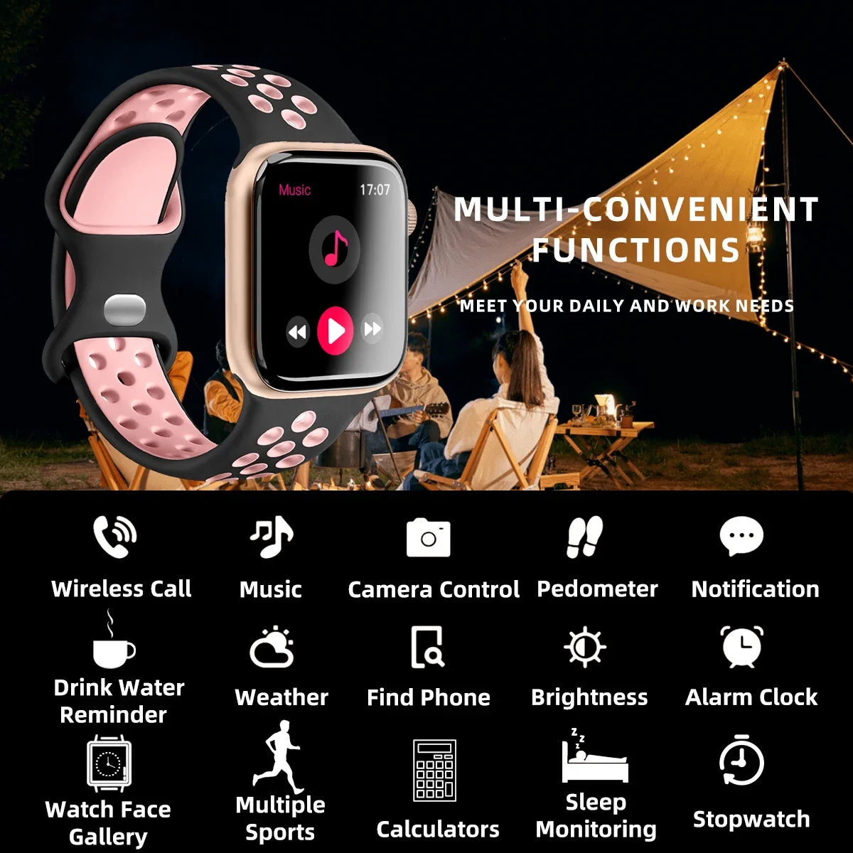 Fitness Tracker Smart Watch for Android IOS