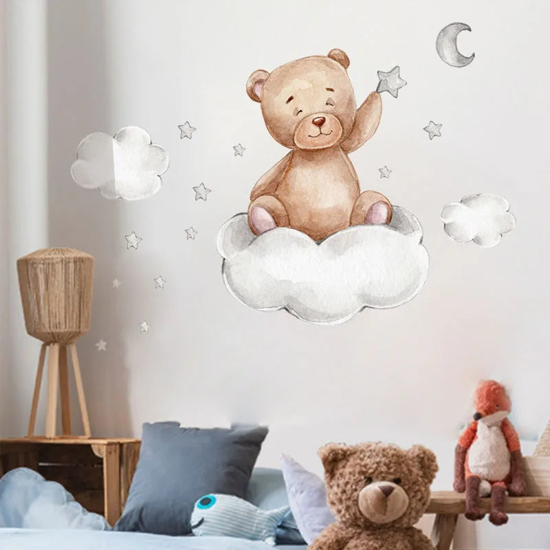 Moon Cloud Big Wall Stickers