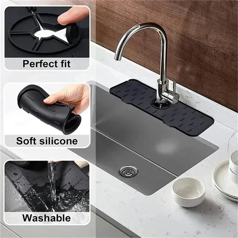 Silicone Absorbent Faucet Mat