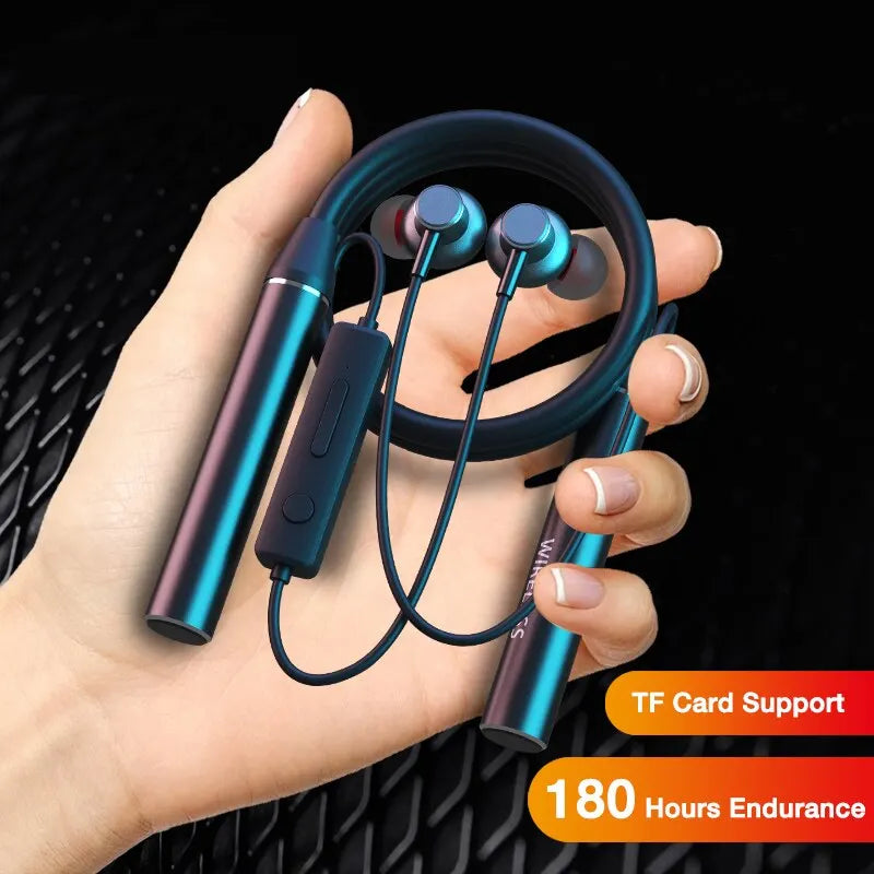 Wireless Bluetooth Headphones with 180 Hour Battery Life