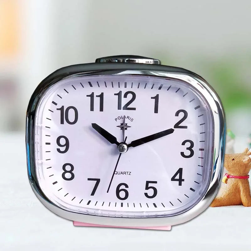 Mechanical Silent Alarm Clock with Night Light