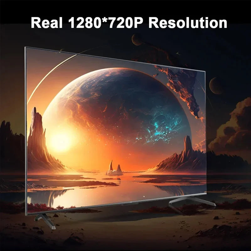 2024 4K Android 11 Dual WiFi6 Portable Projector