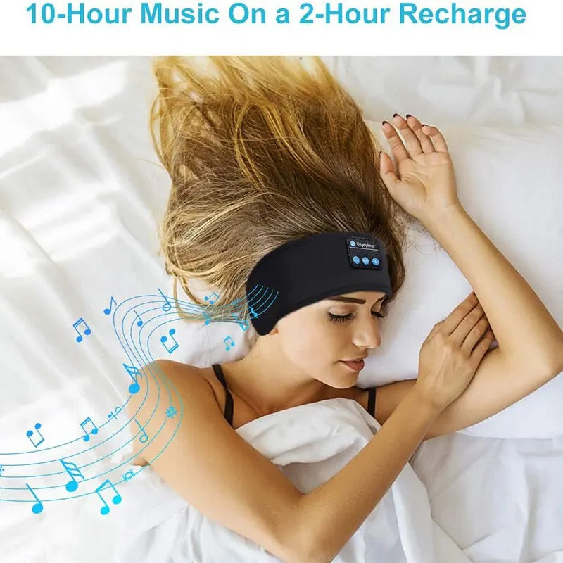 Bluetooth Sports Sleeping Headband Earphones