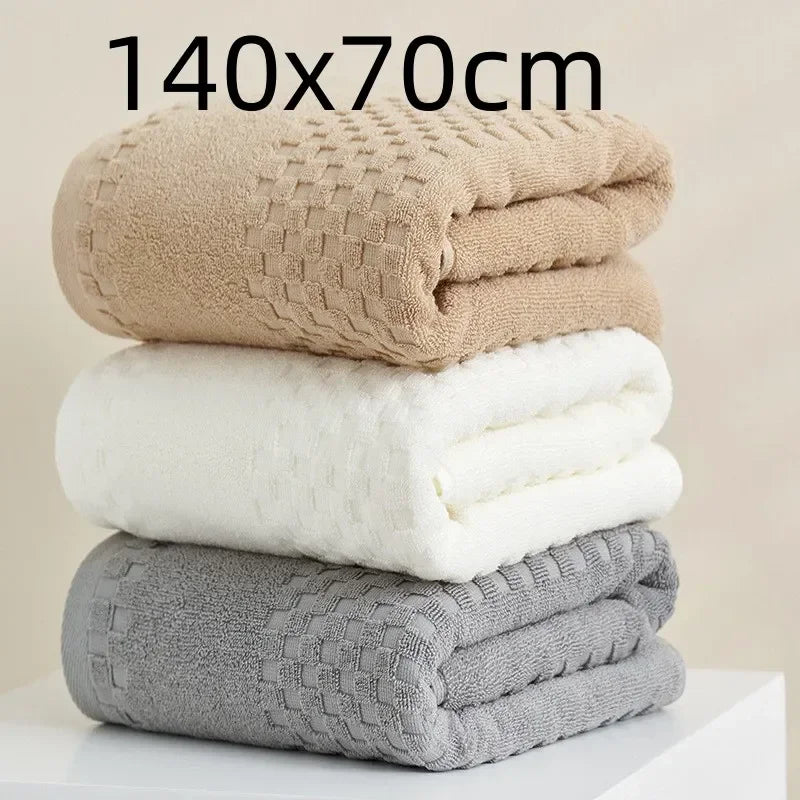 Thick Cotton Bath Towel - Soft, Absorbent, Universal