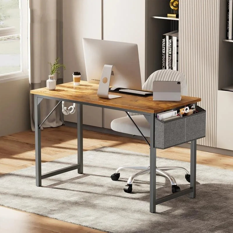 Modern Simple Style Desks with Storage Bag