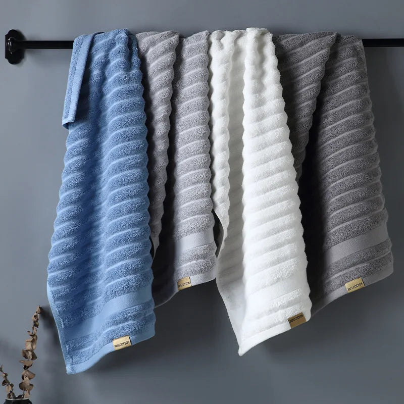 "Cotton Bath Towel - Soft, Absorbent, Elegant"