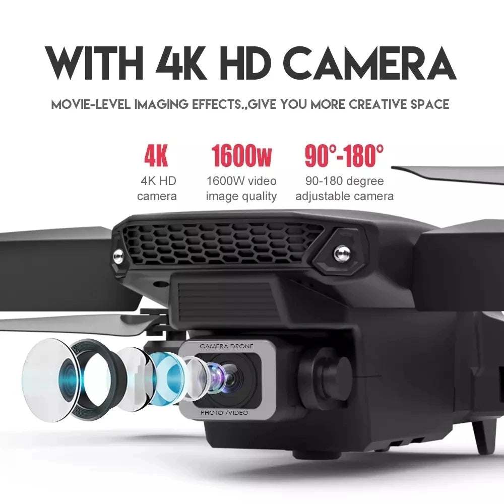 E88 4K Camera Foldable RC Drone