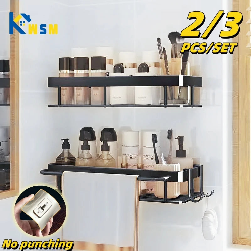 Wall mounted Bathroom Shelves Organizers