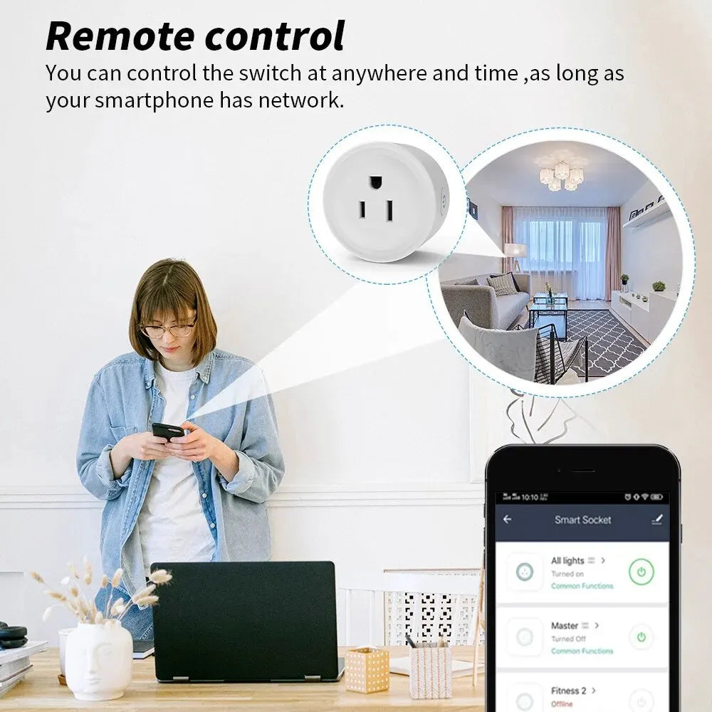 Graffiti WiFi ZigBee Smart Plug