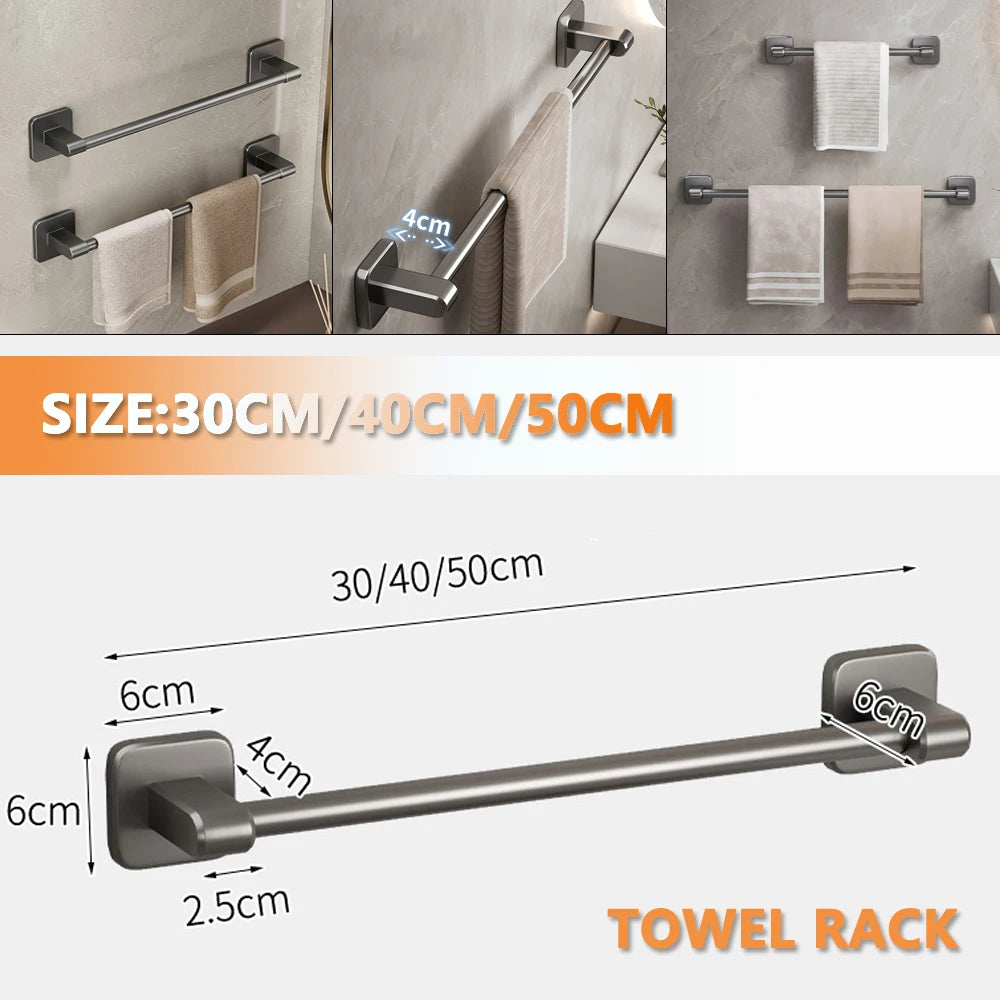 Self-adhesive Towel Rack Holder