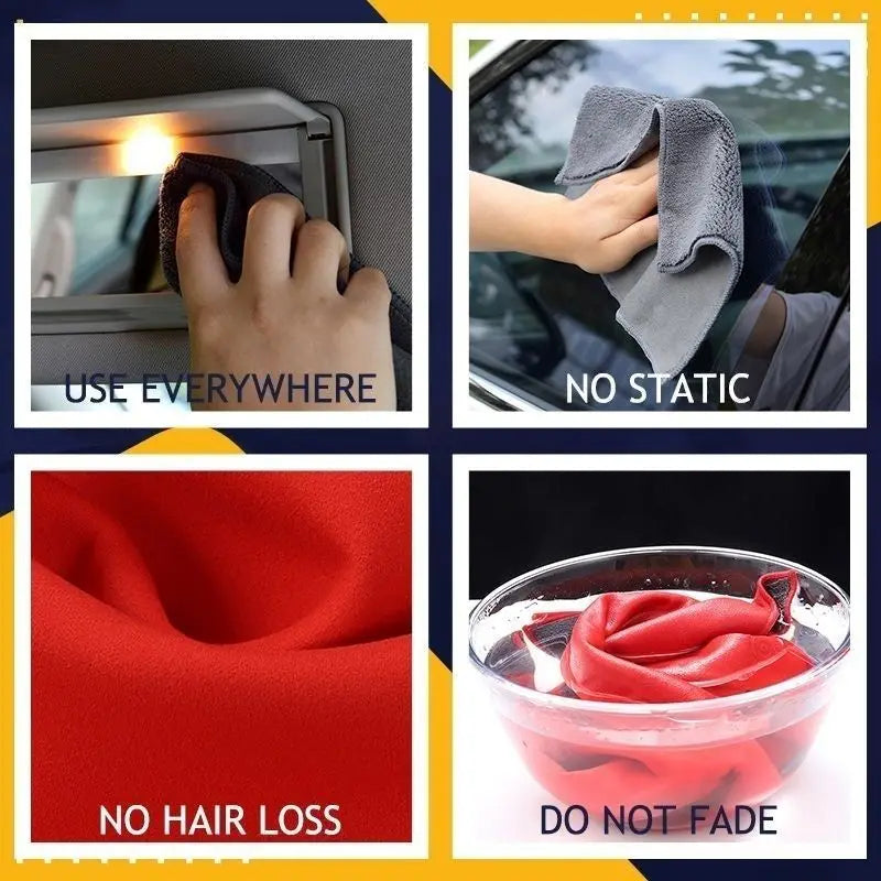 "Suede Absorbent Car Drying Towel 30CMx30CM"