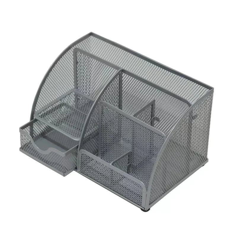 Metal Mesh Desk Organizer