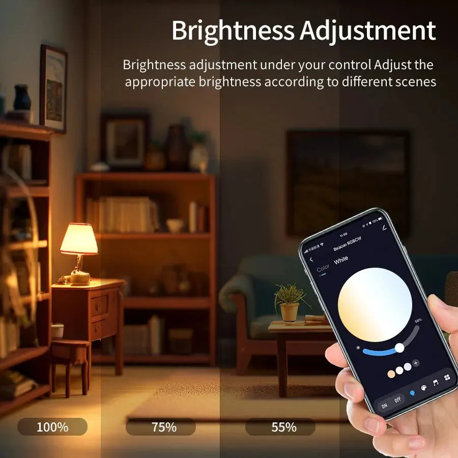 AmmToo Tuya Bluetooth Smart RGB LED Bulb