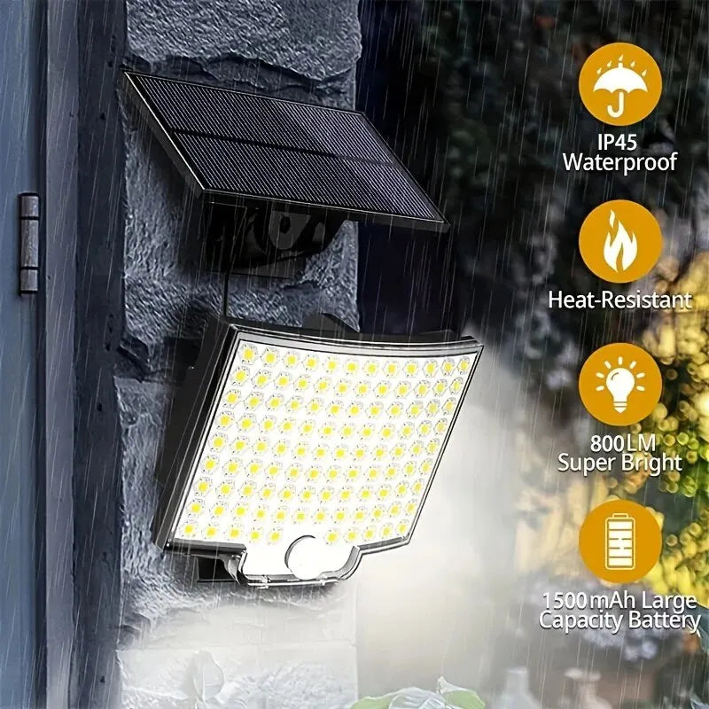 1PC 106LED Split Solar Light Outdoor Waterproof with Motion Sensor Floodlight