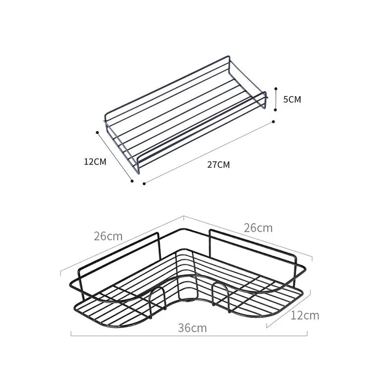 Wall Mounted Corner Storage