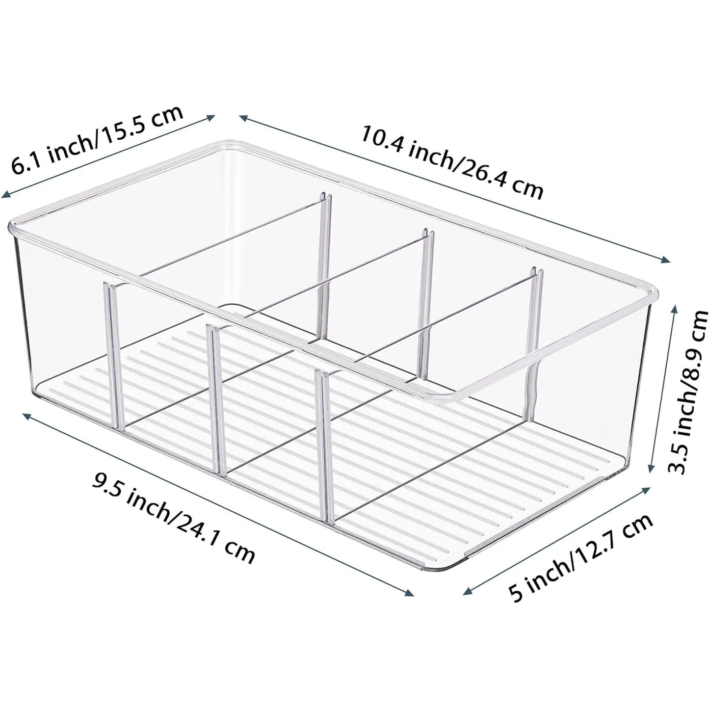 Vtopmart 8 Pack Food Storage Organizer Bins