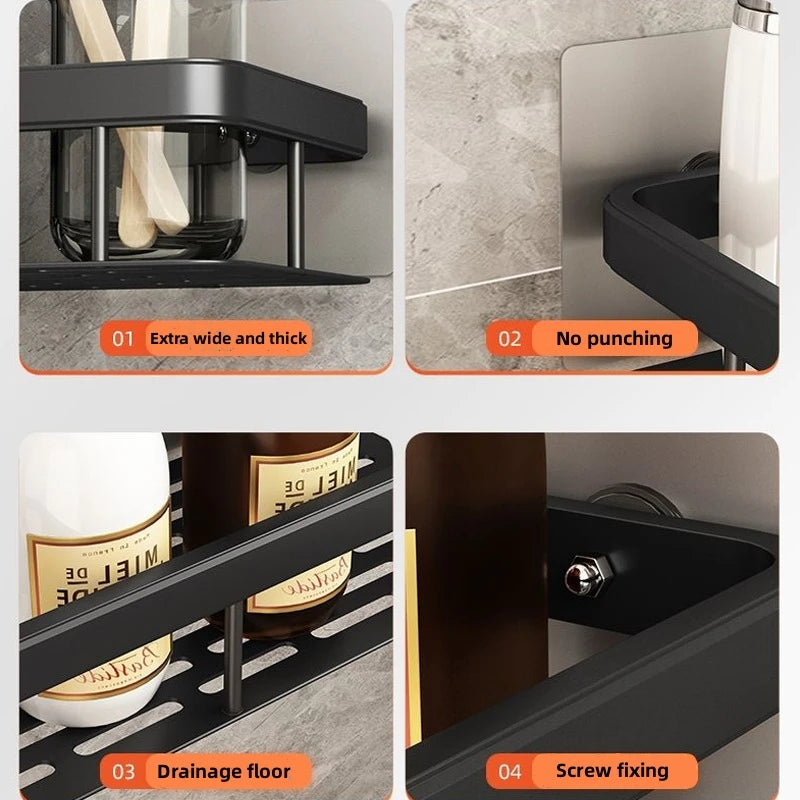 Wall mounted Bathroom Shelves Organizers