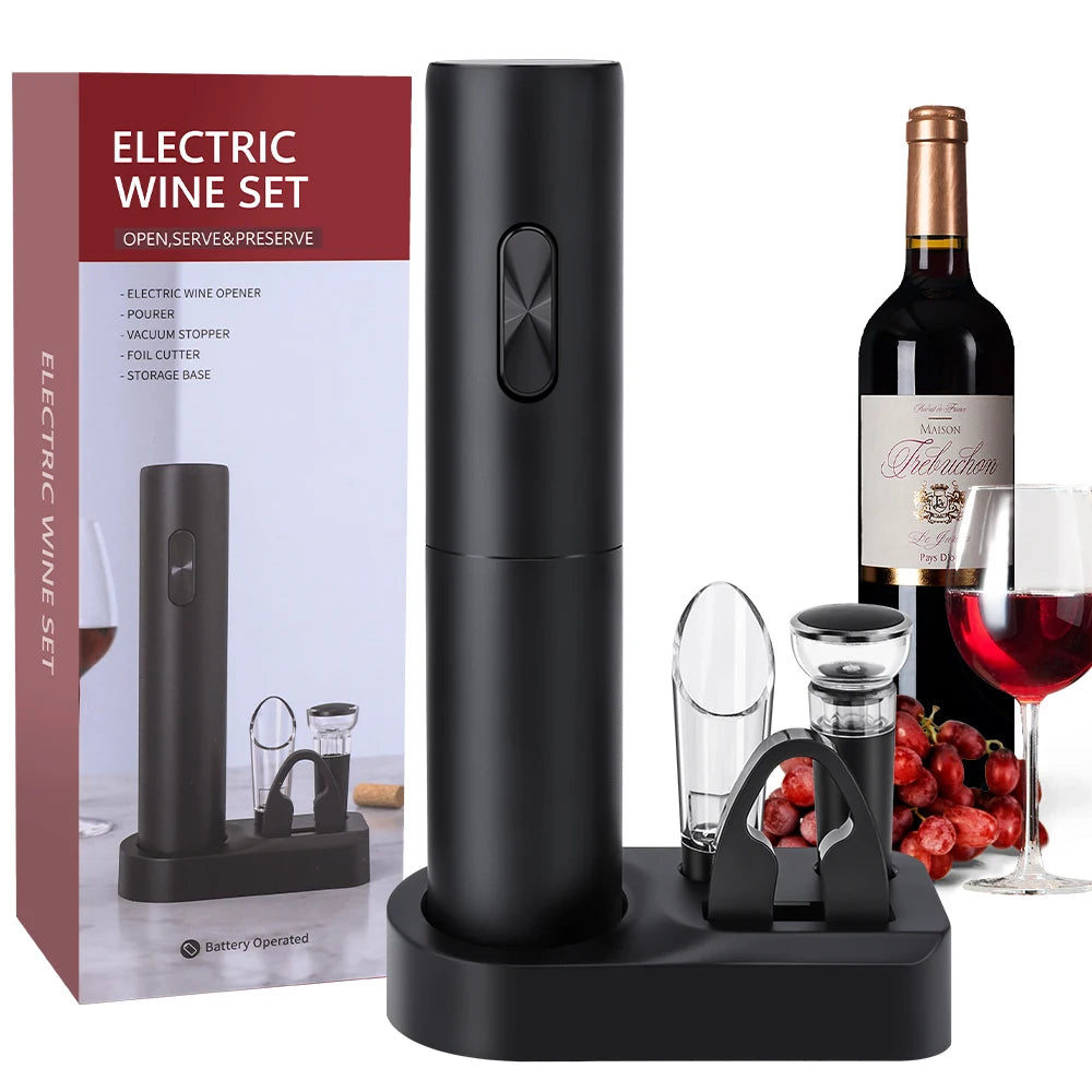 Electric Wine Opener with Foil Cutter