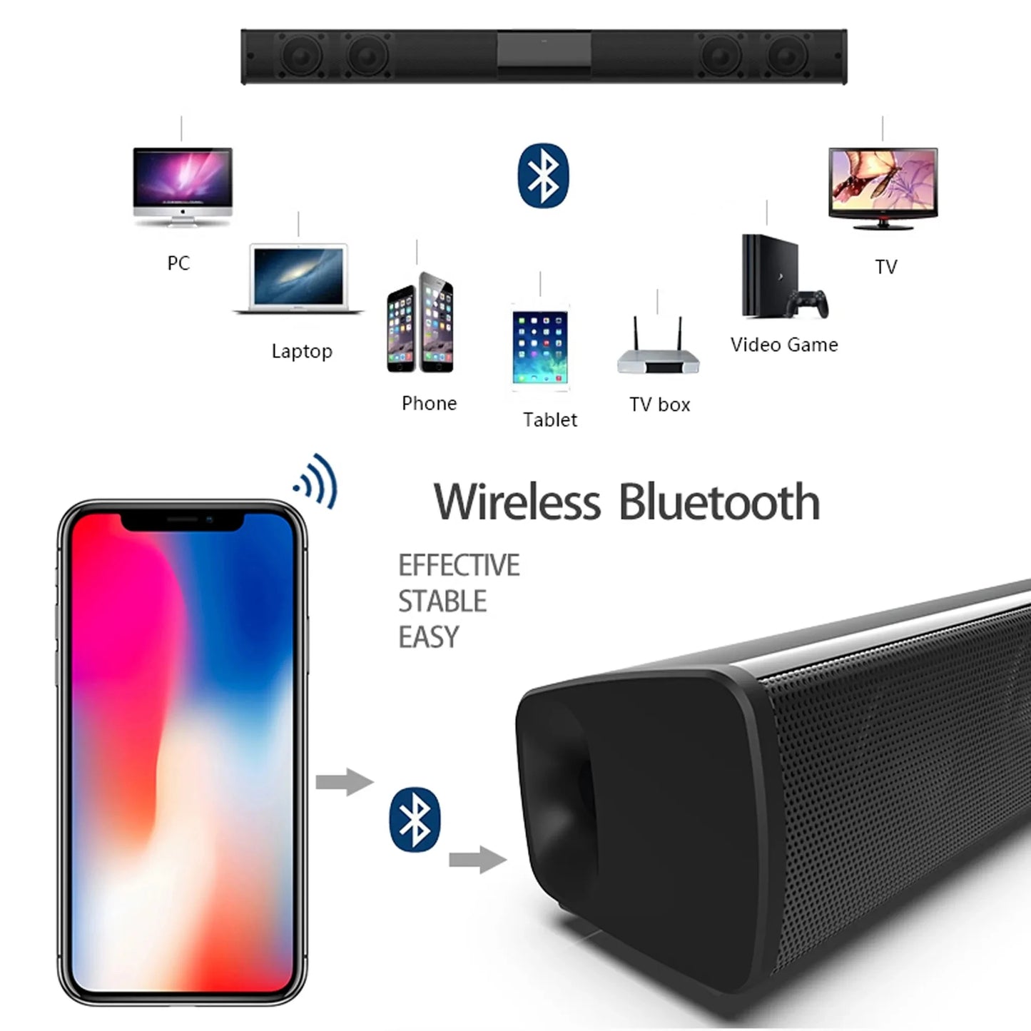 Bluetooth Home Theater Sound System