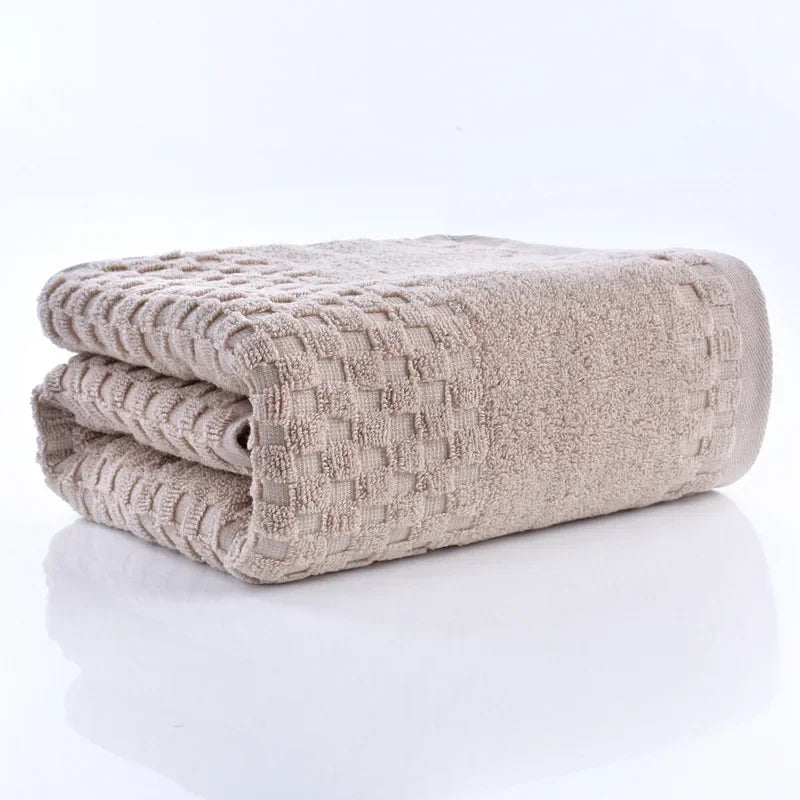 Thick Cotton Bath Towel - Soft, Absorbent, Universal