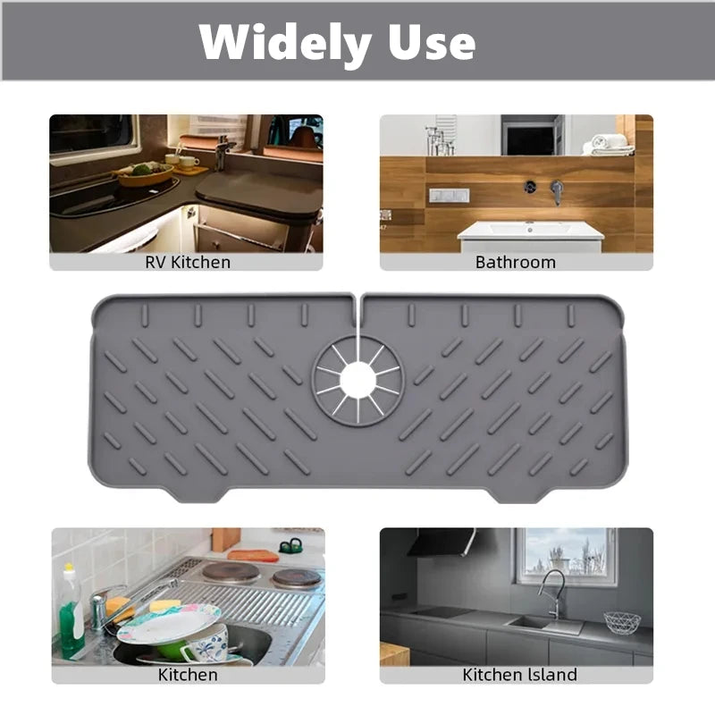 Silicone Absorbent Faucet Mat