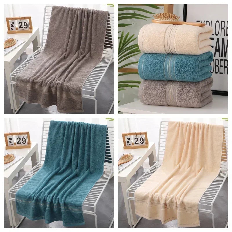 New Soft Bath Towel Set - 70x140cm"