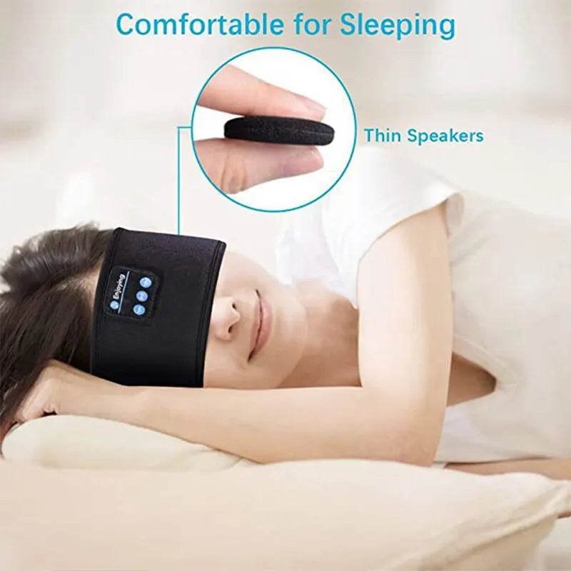 Bluetooth Sports Sleeping Headband Earphones