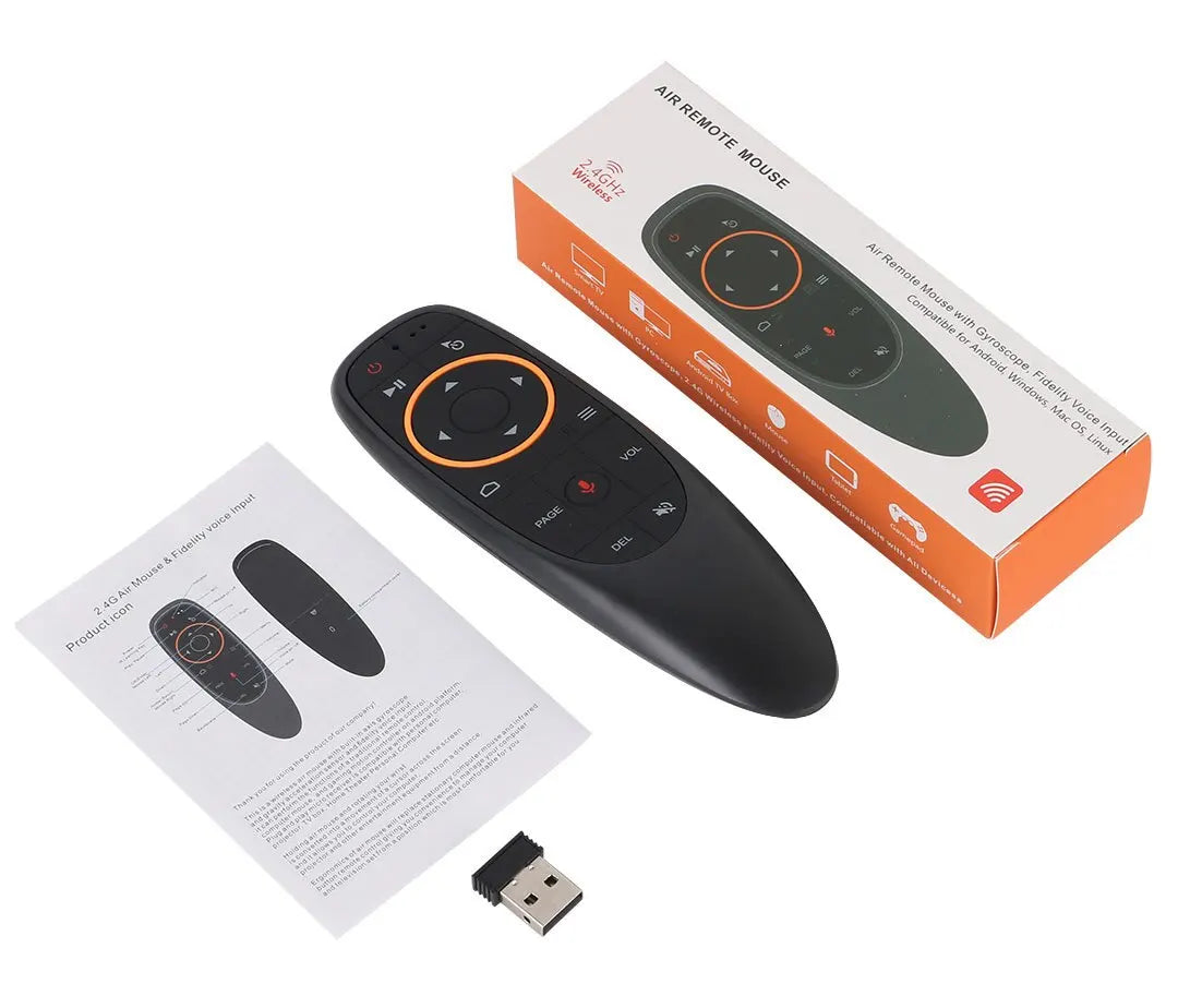 G10S Air Mouse Voice Remote for Android TV Boxes