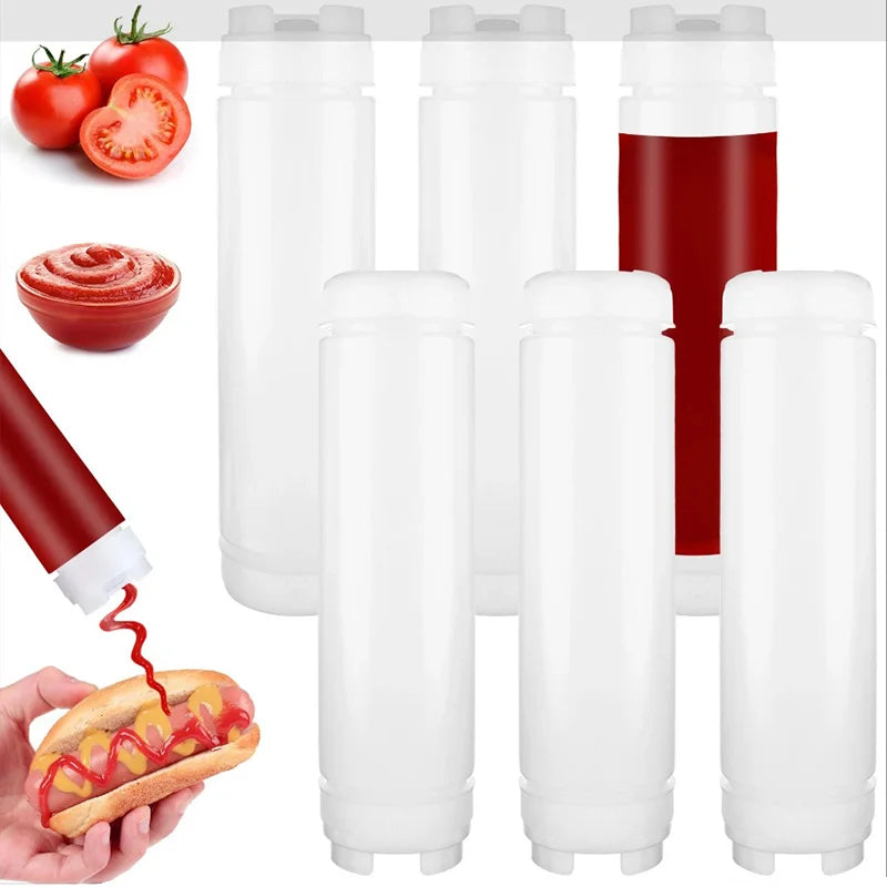 Double Head Squeeze Sauce Dispenser