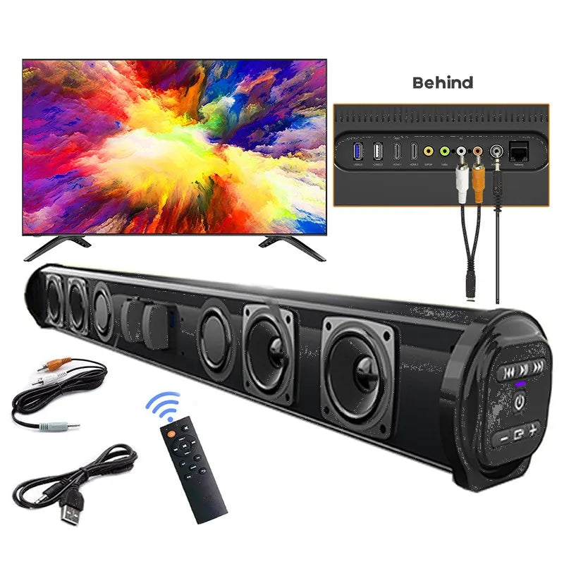 Wireless Bluetooth Sound Bar Speaker System: BS-10, BS-28A, BS-28B"