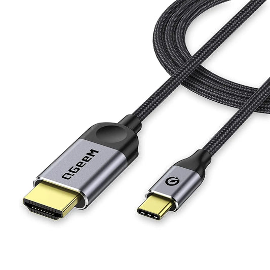 QGeeM USB C to HDMI Cable Adapter 6ft 4K