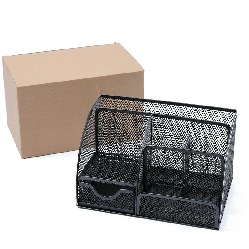 Metal Mesh Desk Organizer