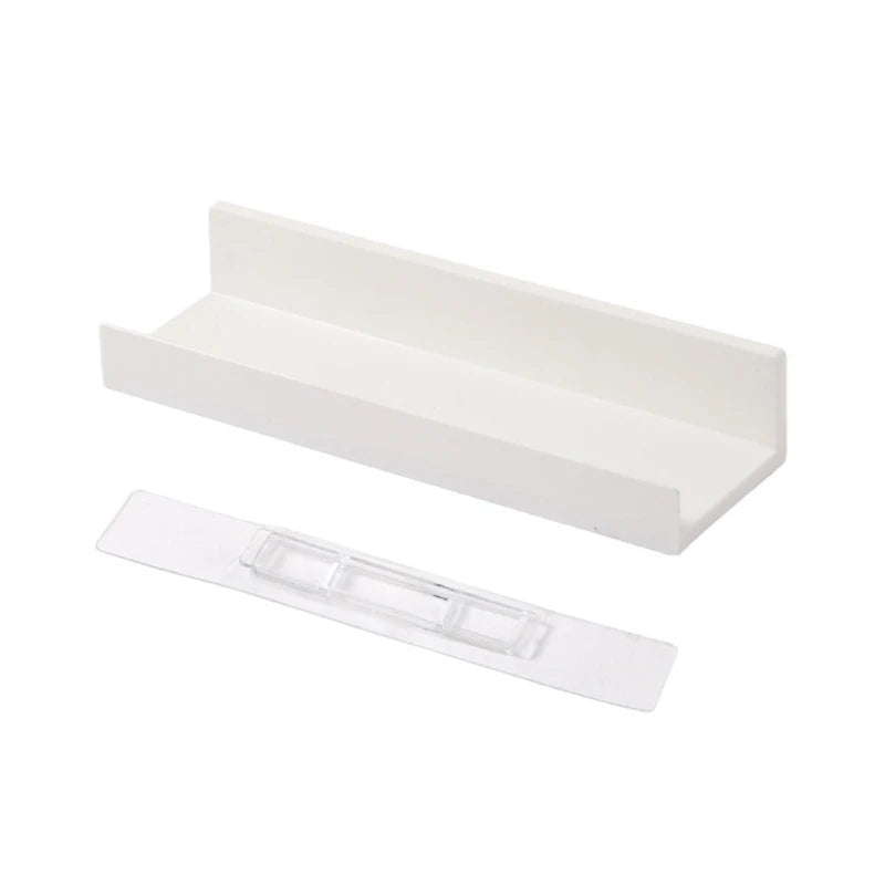 Adhesive No-drill Space Saving Shelf Rack