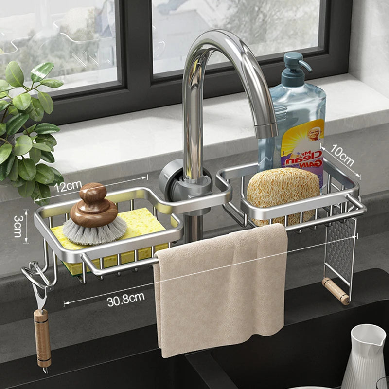 Aluminum Sink Drain Rack