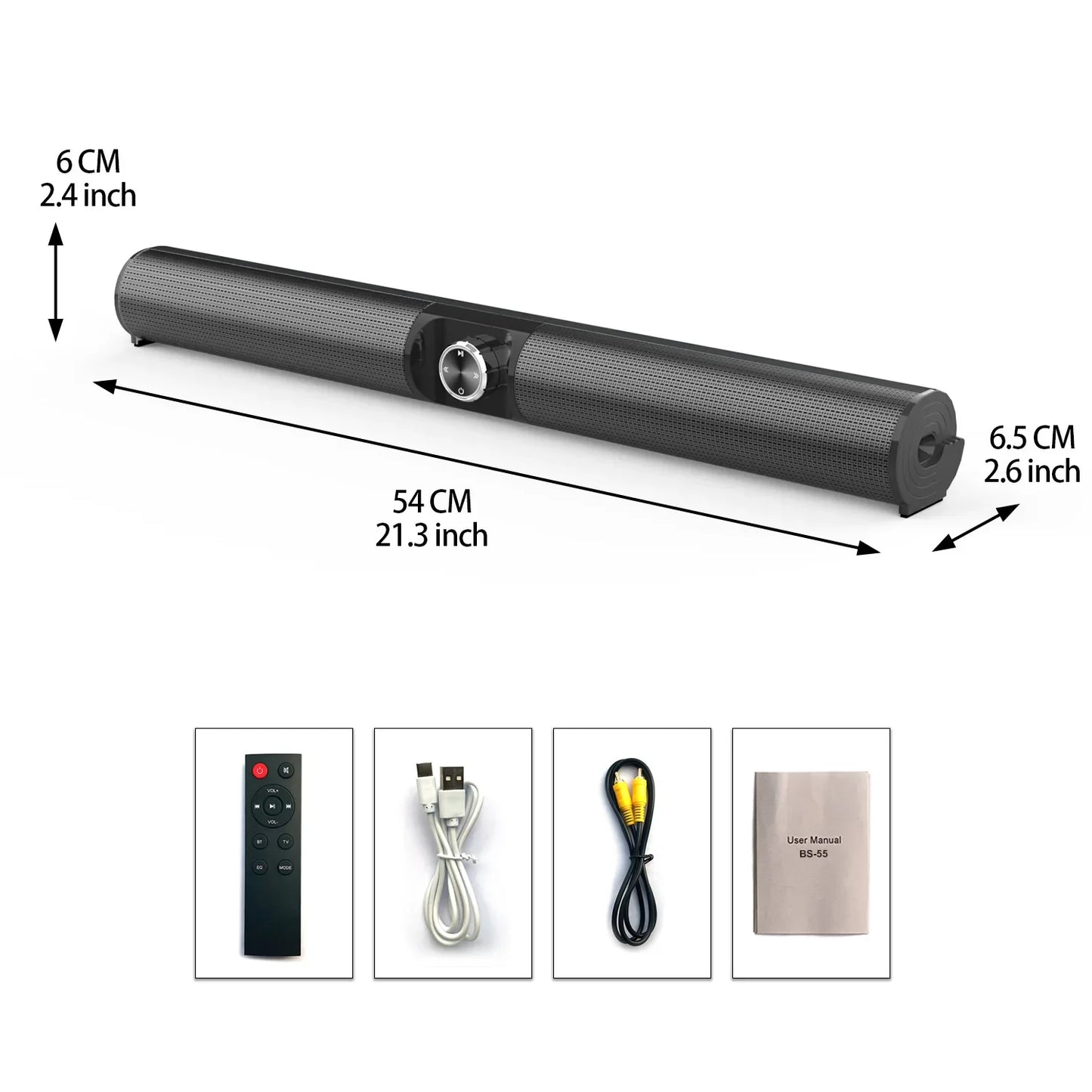 High Power Wireless Bluetooth Soundbar